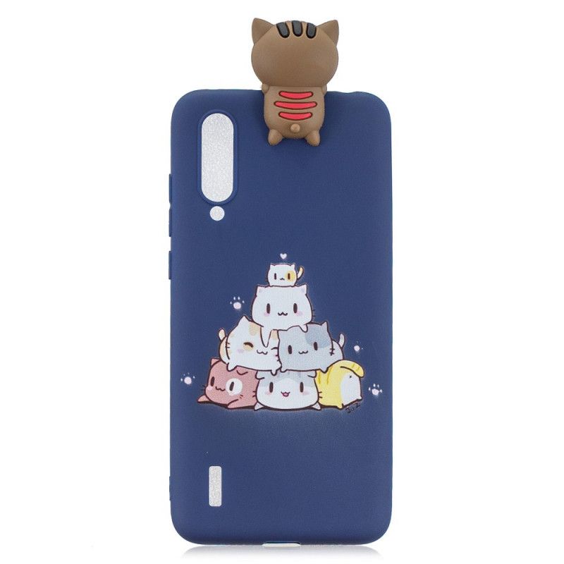 Etui Xiaomi Mi A3 Stos Kotów 3D Etui Ochronne