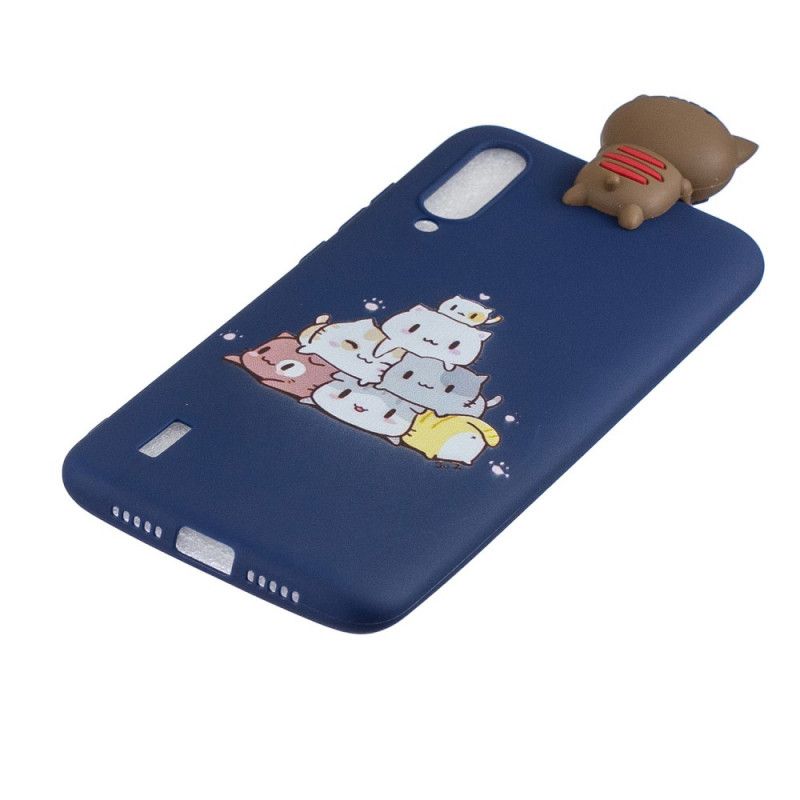 Etui Xiaomi Mi A3 Stos Kotów 3D Etui Ochronne