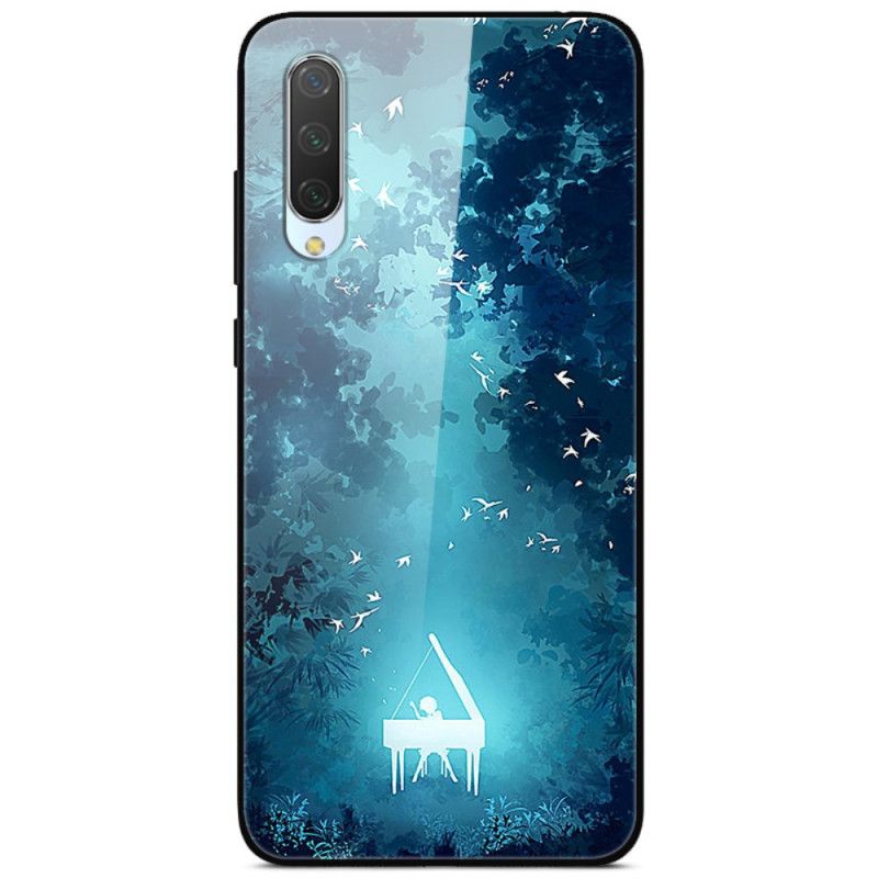 Futerały Xiaomi Mi A3 Etui na Telefon Hartowane Szkło Fortepianowe W Nocy