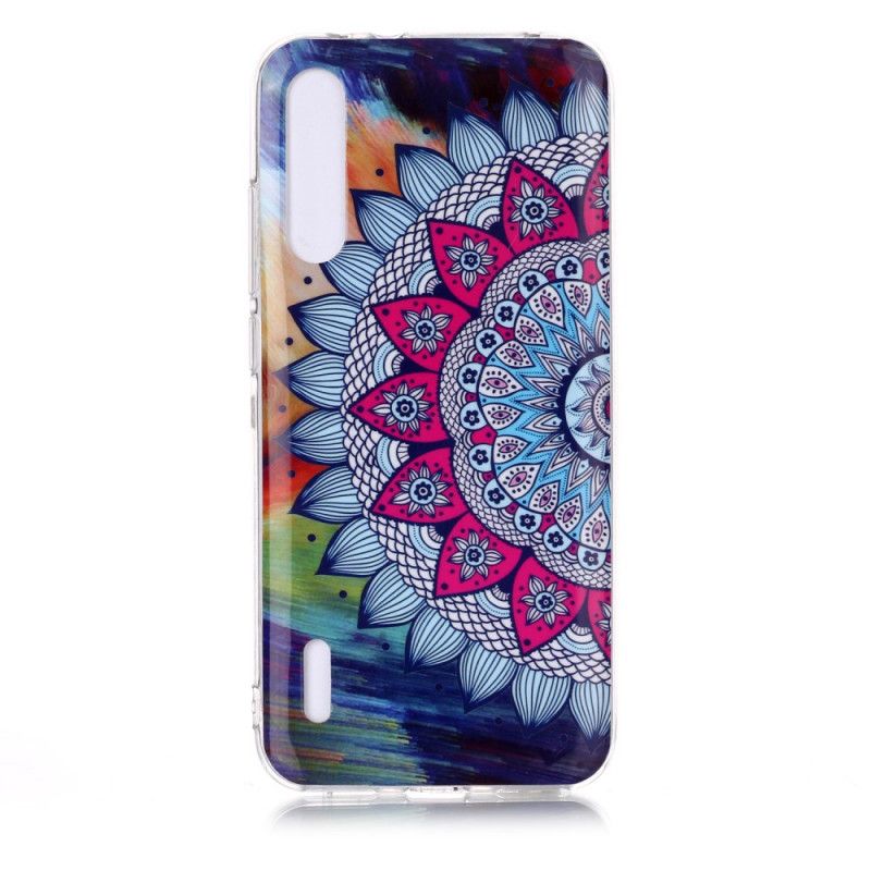 Futerały Xiaomi Mi A3 Etui na Telefon Mandala W Kolorze Fluorescencyjnym