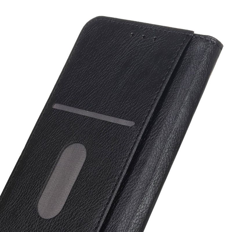 Flip Kotelot Samsung Galaxy A20s Granatowy Czarny Elegancka Dwoina Z Liczi