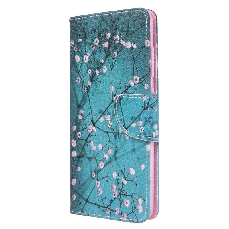 Etui Folio Samsung Galaxy A51 Kwitnące Drzewo Etui Ochronne