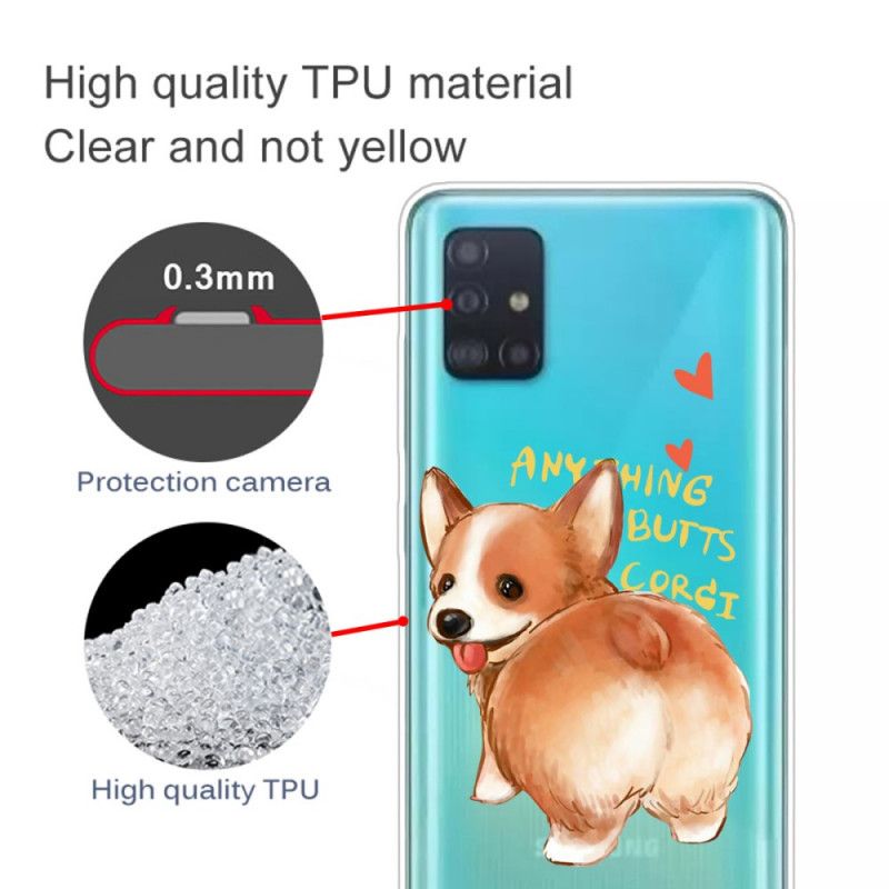 Etui Samsung Galaxy A51 Pies Pocałuj Mnie W Tyłek Etui Ochronne