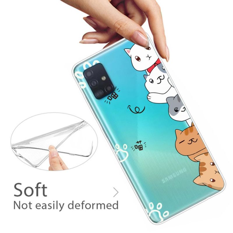 Etui Samsung Galaxy A51 Witaj Koty Etui Ochronne