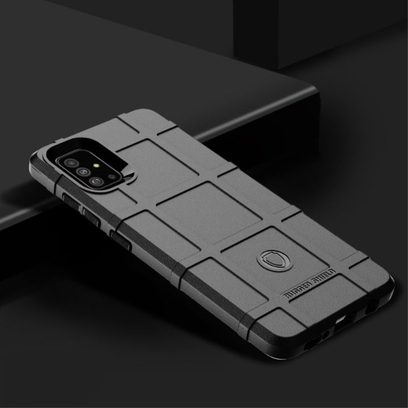 Futerały Samsung Galaxy A51 Szary Czarny Wytrzymała Tarcza