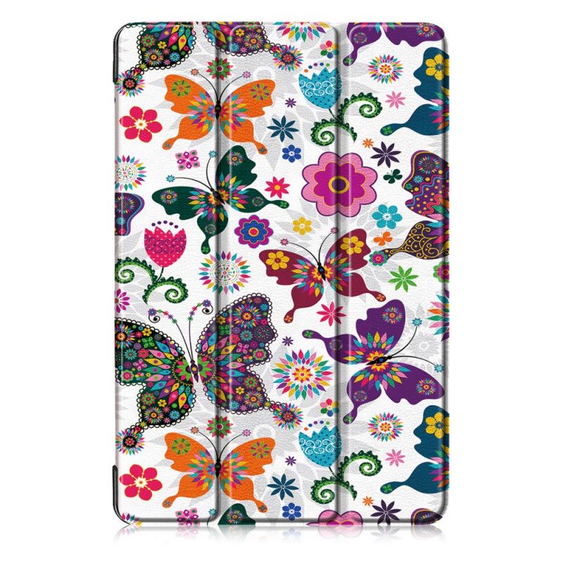 Etui Smart Case Samsung Galaxy Tab S6 Uchwyt Na Rysik W Stylu Vintage W Kwiaty