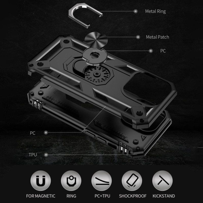 Futerały do iPhone 14 Pro Max Konstrukcja Wspornika Pierścieniowego