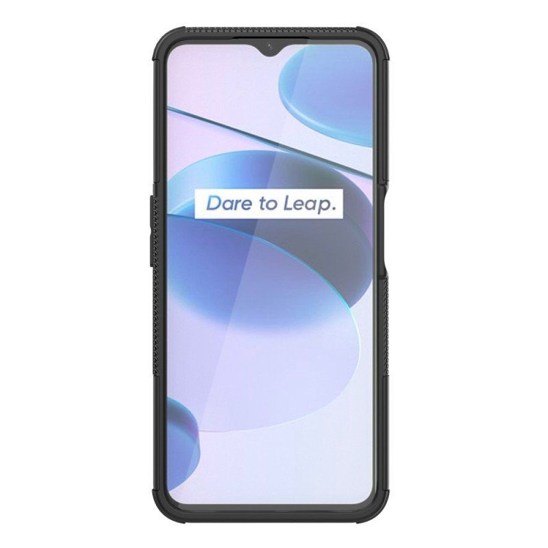 Futerały do Realme C35 Antypoślizgowa Hybryda Z Podpórką