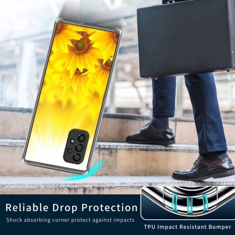 Futerały do Samsung Galaxy A53 5G Wieczne Słoneczniki