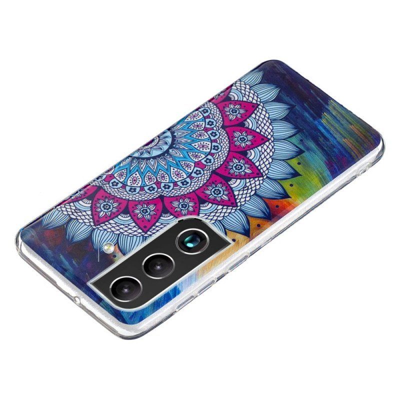 Futerały do Samsung Galaxy S22 Plus 5G Fluorescencyjna Seria Kwiatowa