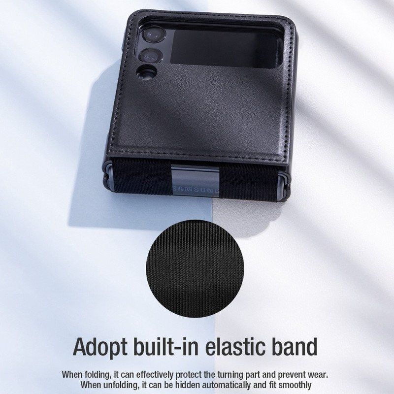 Futerały do Samsung Galaxy Z Flip 4 Etui Folio Skóra I Uchwyt Nillkin