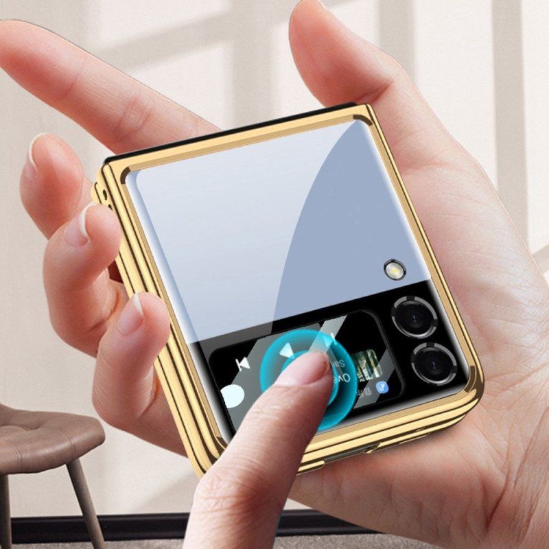 Futerały do Samsung Galaxy Z Flip 4 Etui Folio Zwykłe Szkło Hartowane Gkk