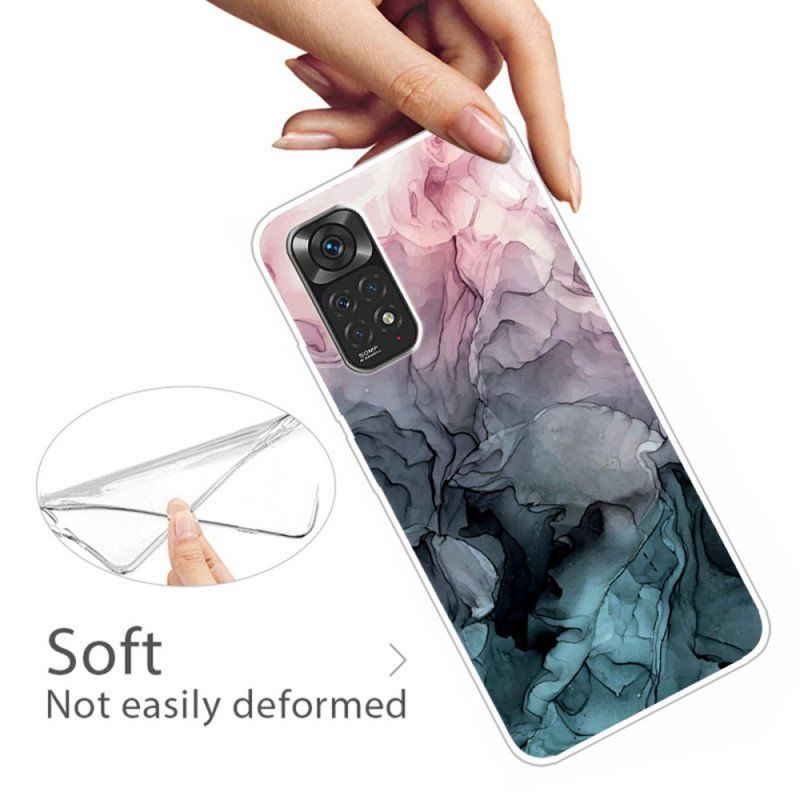Futerały do Xiaomi Redmi Note 11 / 11S Kolorowy Marmur