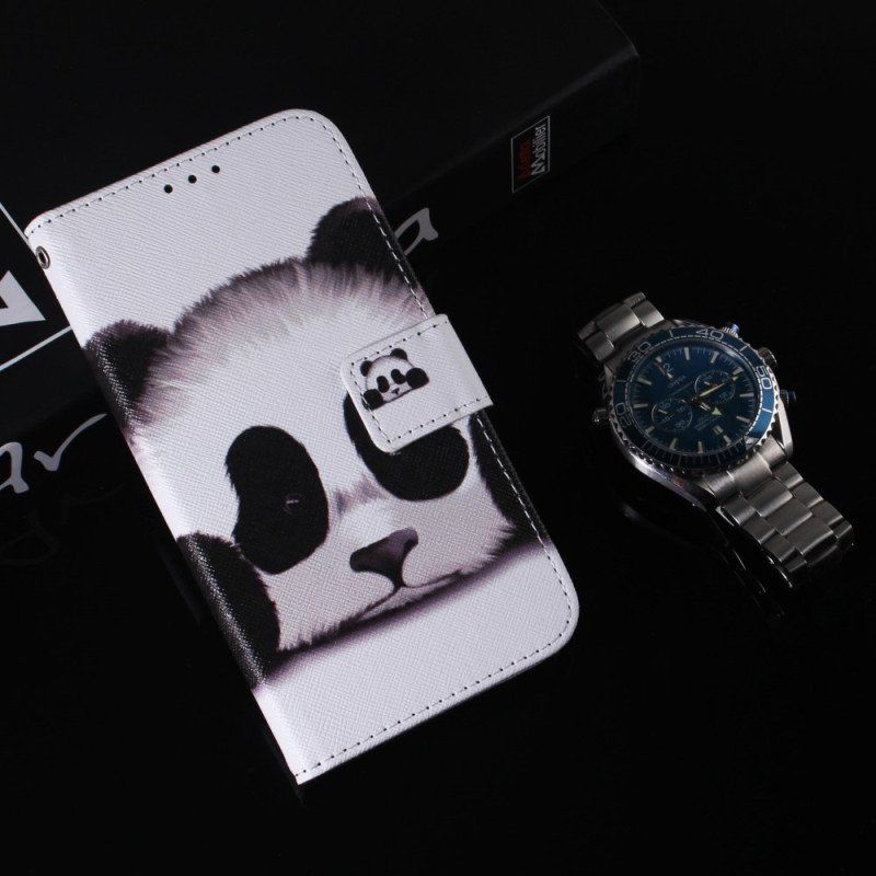 Obudowa Etui Na Telefon do Honor Magic 5 Lite z Łańcuch Paskowata Panda