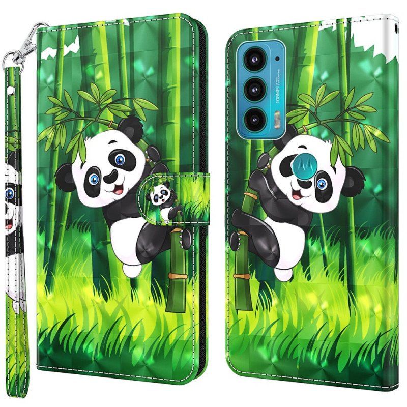 Obudowa Etui Na Telefon do Moto E40 / E30 / E20 Panda I Bambus