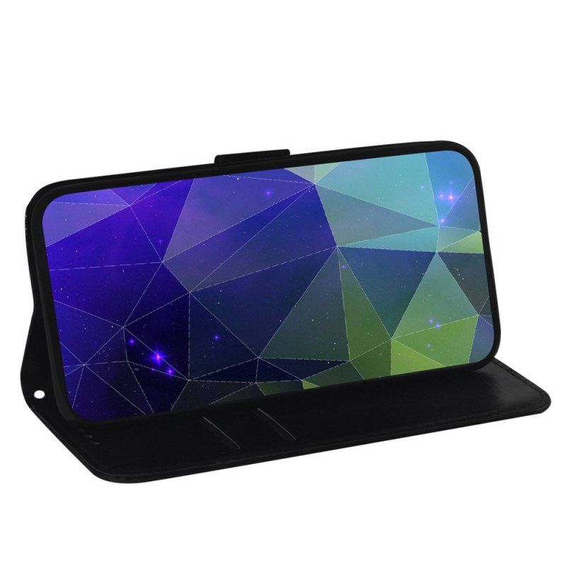 Obudowa Etui Na Telefon do Poco M4 Pro 5G Osłona Lusterka Ze Sztucznej Skóry