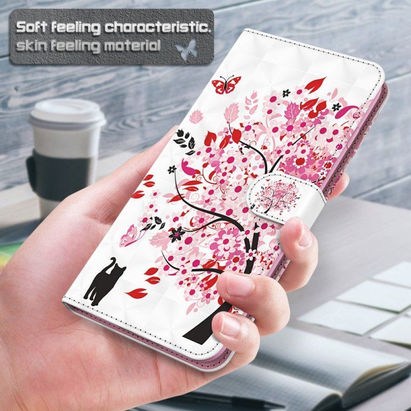 Obudowa Etui Na Telefon do Samsung Galaxy A13 5G / A04s Różowe Drzewo