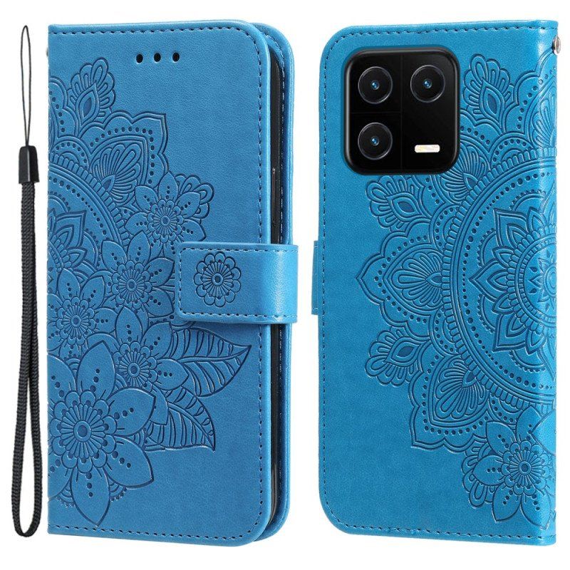 Obudowa Etui Na Telefon do Xiaomi 13 Pro z Łańcuch Paskowata Mandala